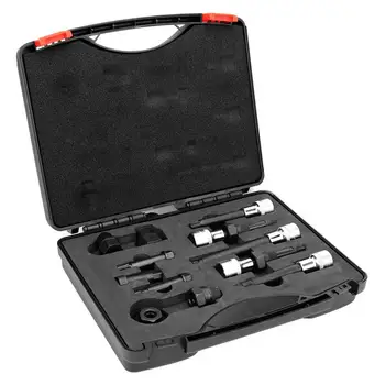 

12Pcs Car Alternator Freewheel Clutch Pulley Replacement Accessory Removal Install Tool Carbon steel Freewheel Removal Bit New