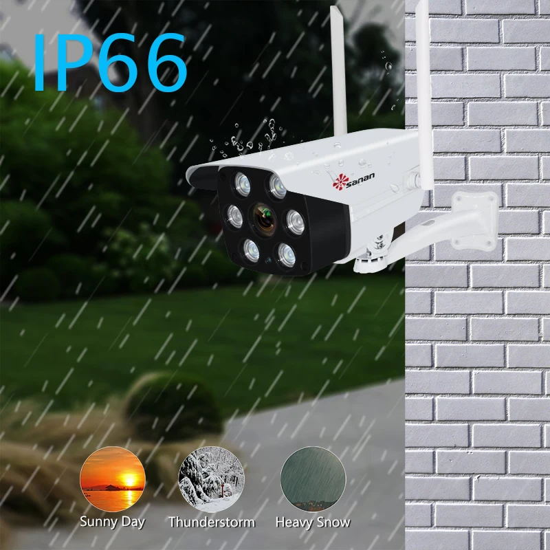  Sanan IP Camera 1080P Outdoor Wifi Camera H.264 Waterproof IR Night Vision Security CCTV Camera Dou - 33019426375