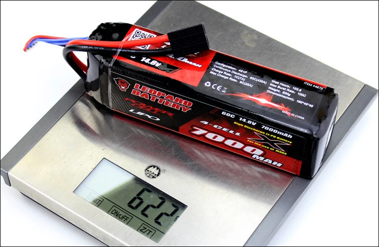 LEOPART 7000MAH 4S 14,8 V 60C высокоразрядная LIPO батарея для Trx UDR X-MAXX