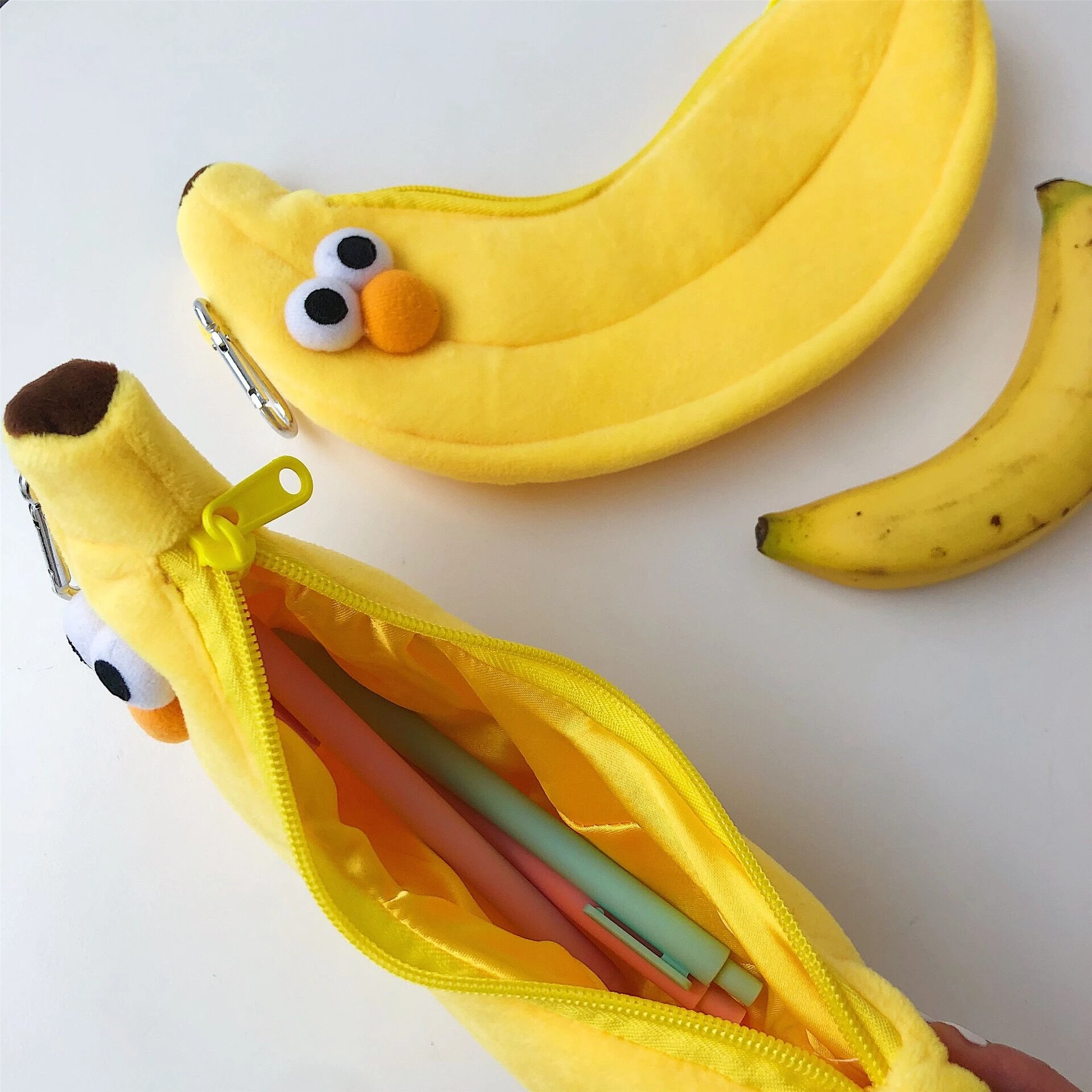Bentoy Milkjoy – trousse à crayons jaune banane, jolie trousse à crayons  Kawaii pour écolières, porte crayon pour filles, étui à cosmétiques cadeau  pour enfants | AliExpress