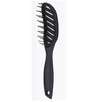 

Professional Anti-static Hair Brush Hairstyle Scalp Massager Curved Row Combs Gentle Women Wet Dry Bristles handle Comb