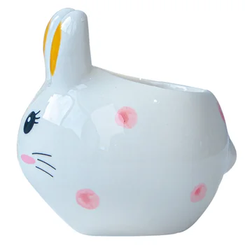 

1PC Cartoon Animals Ceramic Succulent Flowerpot Mini Planter for Store Dorm Office Home