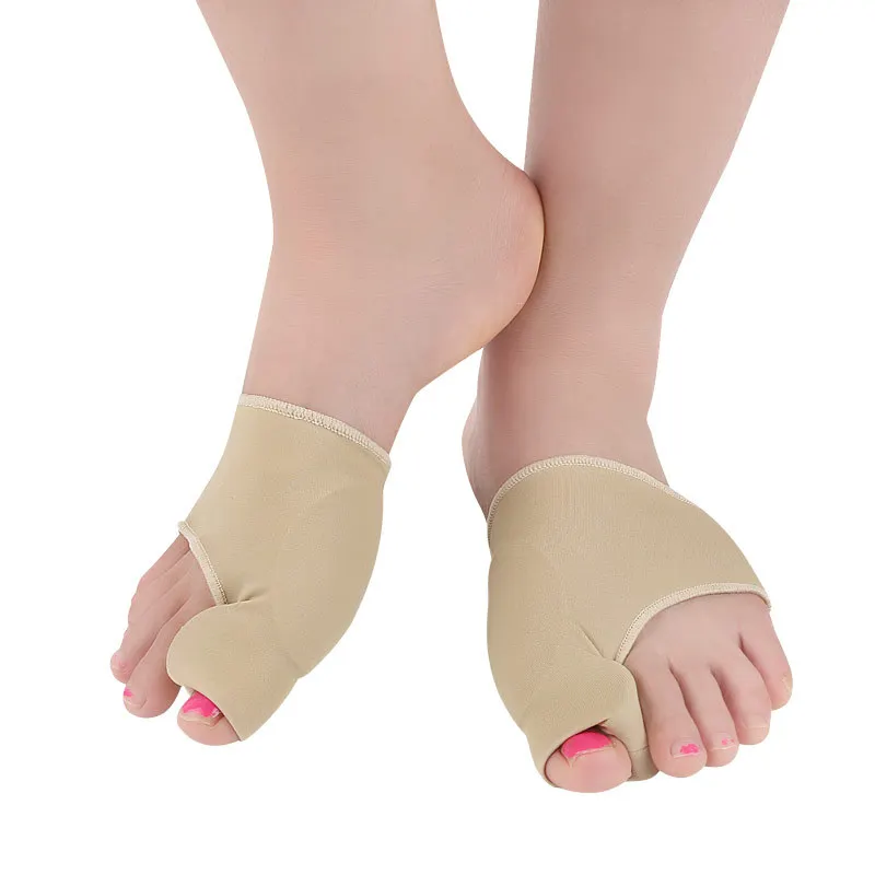2Pcs Bunion Corrector Toe Separator Hallux Valgus Correction of the Thumb Orthosis Adjuster Pedicure Socks Foot Straightener
