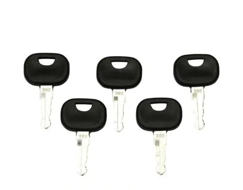 5 Ignition Keys for Volvo Wheel Loaders For John Deere Equipment #RE183935 202 Free Shipping