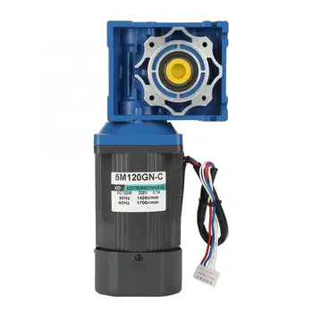 

50K AC220V 120W Self-Locking Worm Adjustable CW/CCW Gear Motor with Governor 5M120GN-RV40