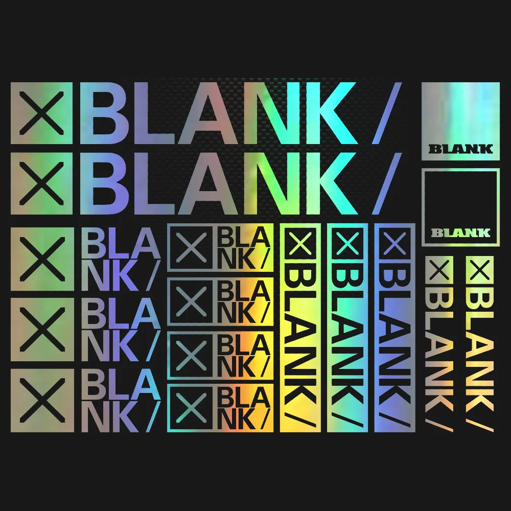 

For Blank Bikes Vinyl Decals Stickers Sheet Bike Frame Cycle Cycling Bicycle Mtb Road car styling Graphic car body Decals