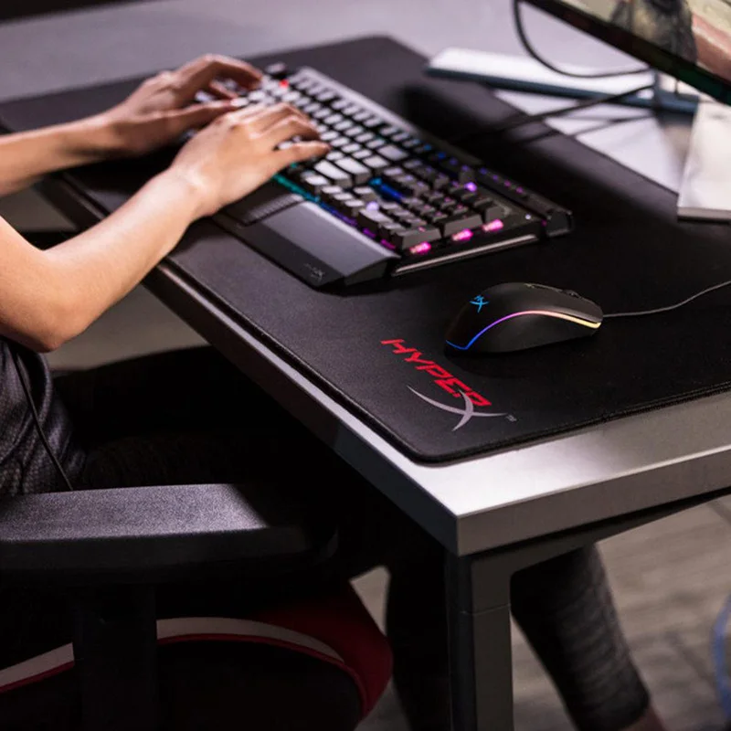 Игровая мышь kingston HyperX Pulsefire Surge RGB Pixart 3389 с сенсором проводная для геймера