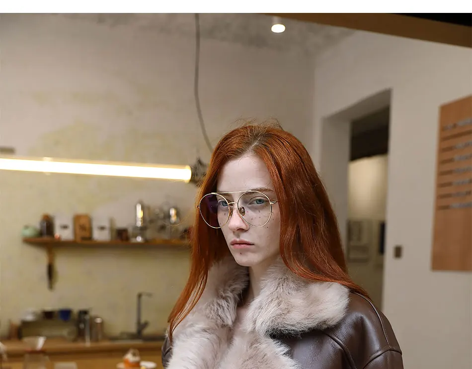 Woman Real Wool Leather Coat Winter Sheepskin Fur Locomotive Jacket Double Faced Fur Jacket Fashion Warm Shearing Fur Outerwear puffer coat with fur hood