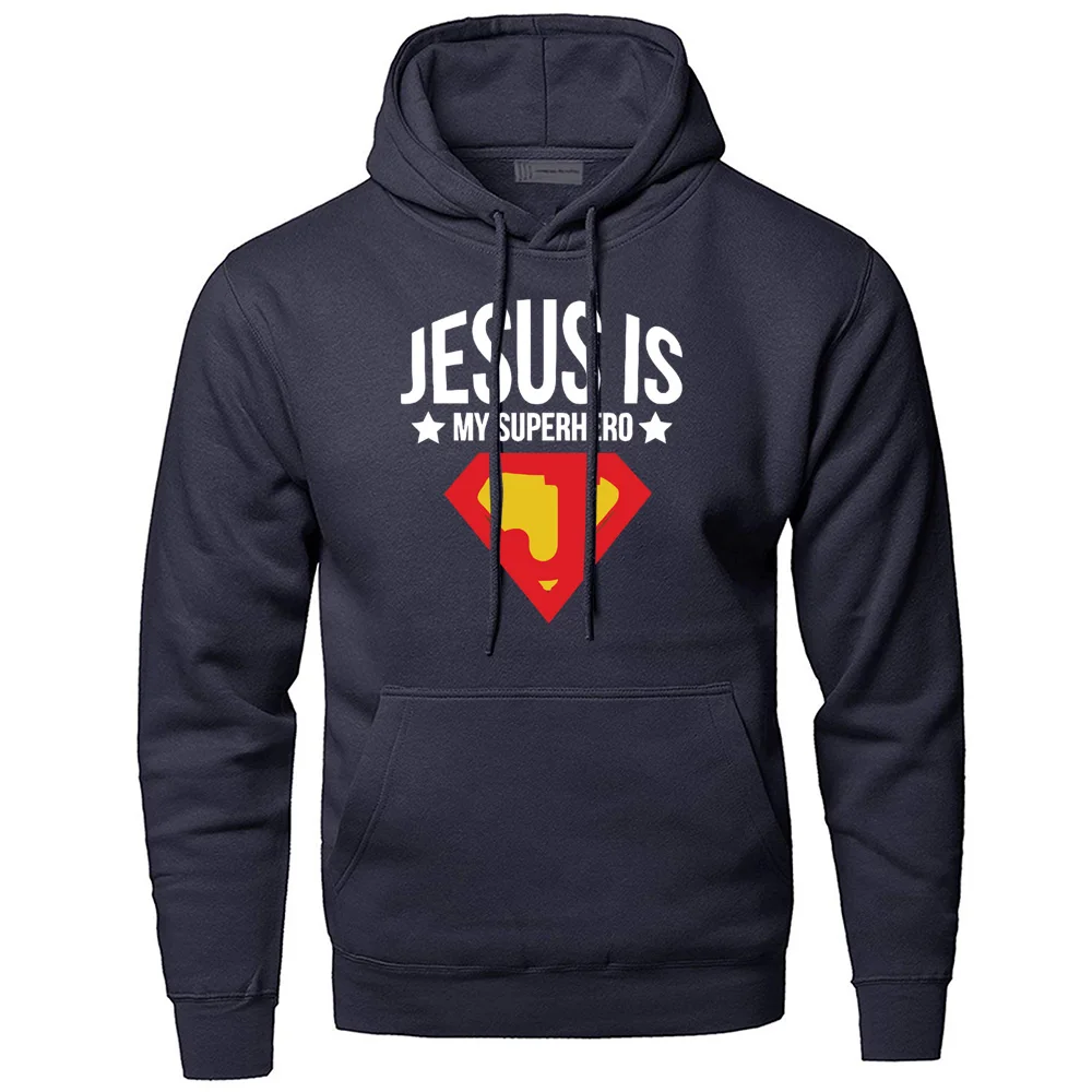 Jesus Is My свитер супергерой толстовки мужские христианские толстовки с капюшоном Толстовка зима осень флис уличная спортивная одежда