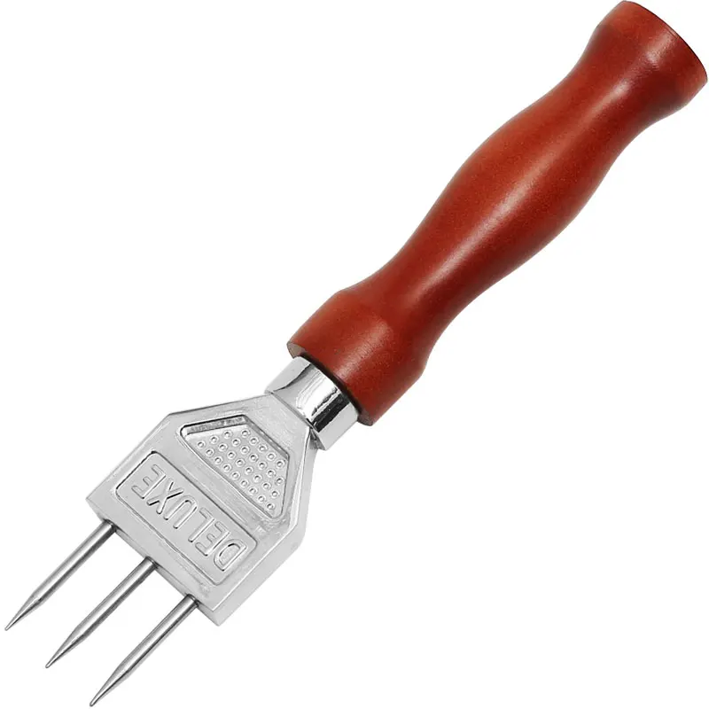 Ice Chipper with Wooden Handle Restaurant Bar Ice Pick Tool Break Ice Easily