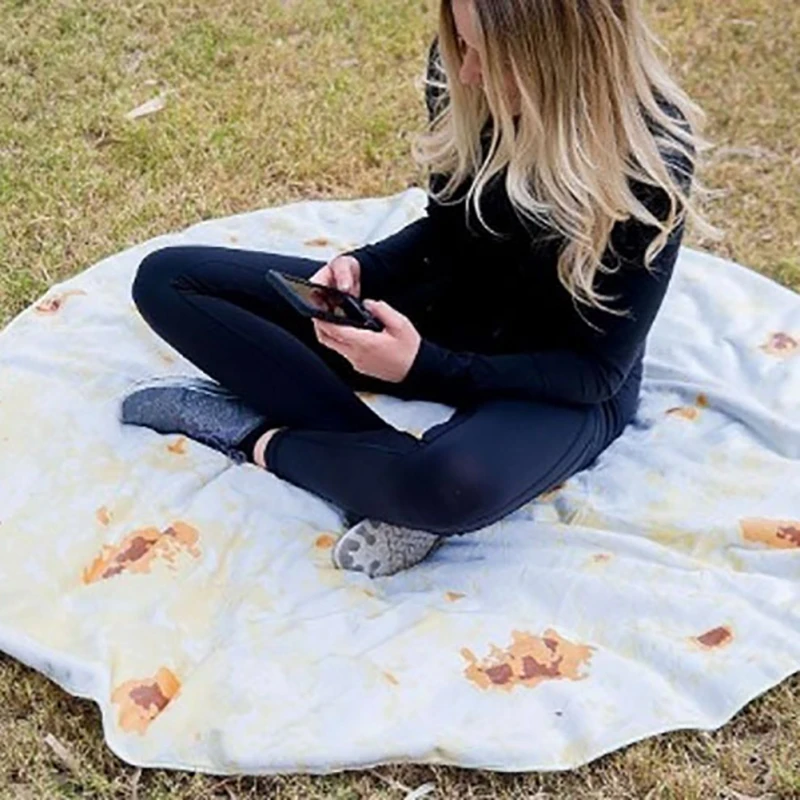 Забавное одеяло мексиканская блинница Tortilla мягкое удобное пляжное для