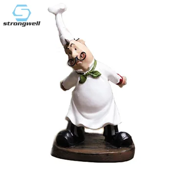 

Strongwell European Style Chef Wine Rack Home Decoration Accessories Ornaments Modern Wine Cabinet Bar Furnishings