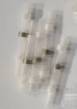 5 pcs white Припой уплотнение соединительные разъёмы для проводов комплект Водонепроницаемый термоусадочный стыковой разъемы для автомобильных Морская Лодка прицеп проводки - Цвет: 5 pcs white