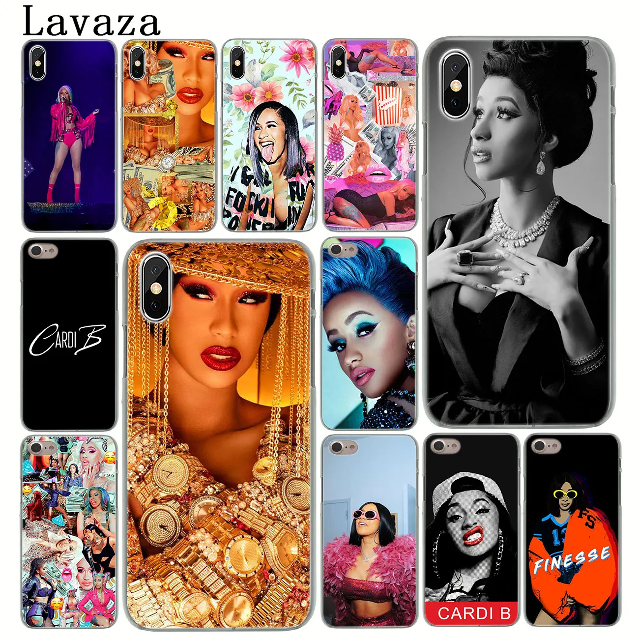 Lavaza Cardi B CardiB жесткий чехол для телефона iPhone XR X 11 Pro XS Max 8 7 6 6S 5 5S SE 4S 4 10 | Мобильные