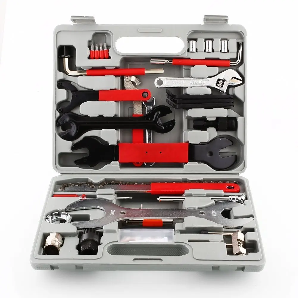 Details about   Bicycle bike multifunctional repairing set tool kit 15 In 1 repair carbon steel 