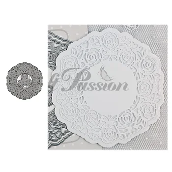 

JC Wreath Circle Flowers Metal Cutting Dies DIY Scrapbooking Die Cut Card Make Shape Stencil Craft Mold Mould Model Decoration