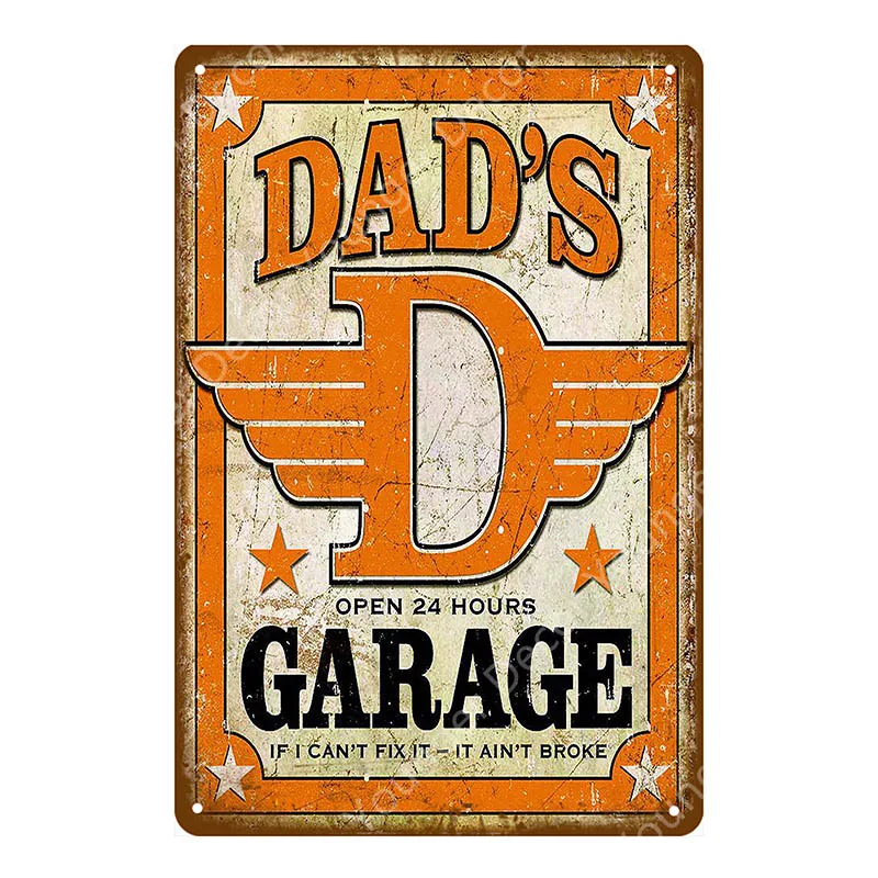 Dad's Garage Pin Up Girl Route 66 жестяная вывеска металлический плакат художественное украшение стены Паб Бар Кафе домашний декор винтажное железное ремесло YI-085 - Цвет: YD2778EI