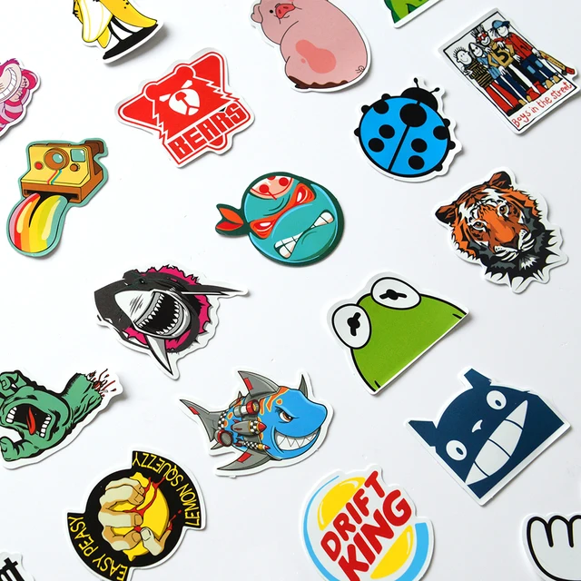 10/50pcs Funny Random Stickers for Laptop Cases Car Styling Motorcycle Bike Kids Mixed Graffiti Vinyl Sticker Bomb JDM Decals 3