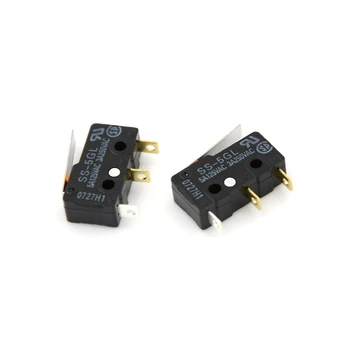 

2pcs/lot Limit Micro Switch SS-5GL 3D Printers Parts Microswitch Mini Mouse Button Fretting Part Copper Accessory