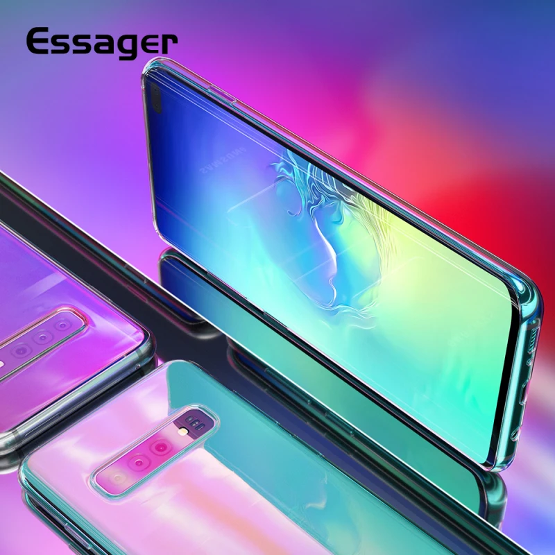 

Essager Luxury Phone Case For Samsung Galaxy S10 S9 S8 Plus S10E A7 2018 Note 9 A50 A30 A20 A10 M30 M20 M10 Silicone Back Cover