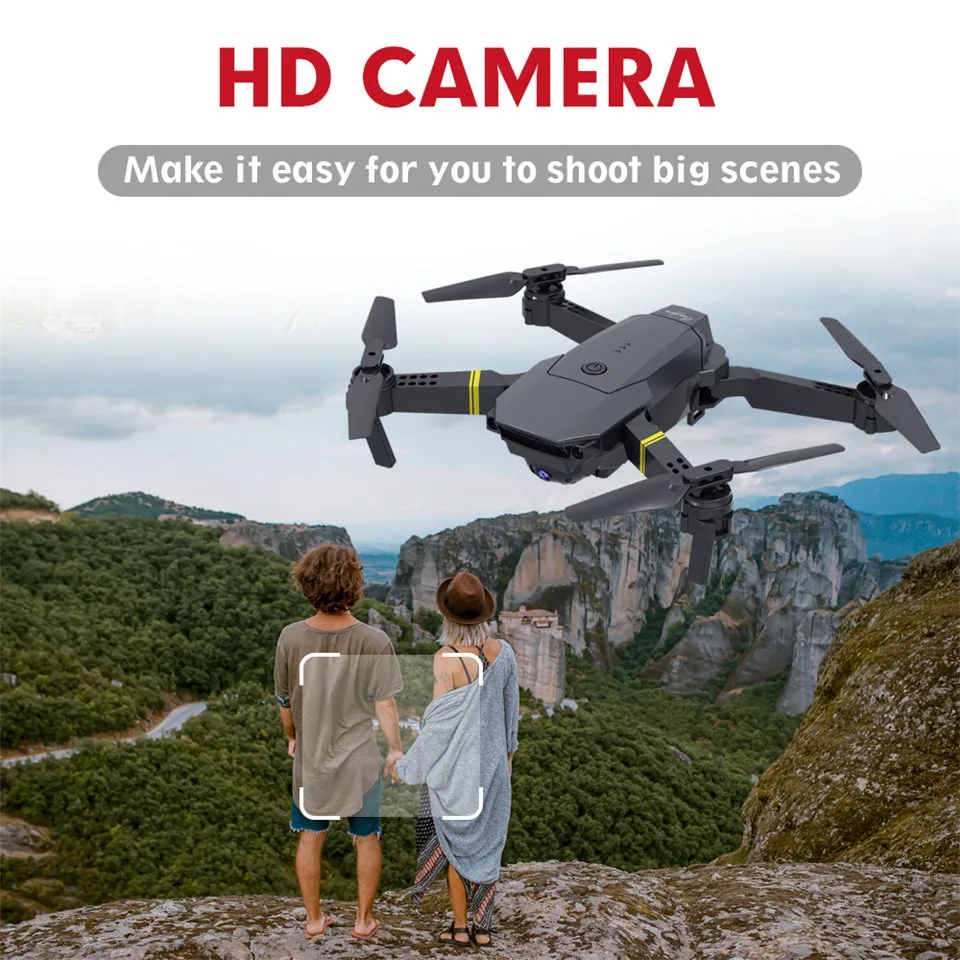 HJHRC JY019 wifi FPV с широким углом обзора 1080P HD 4K камера режим удержания высоты складной рычаг RC Квадрокоптер Дрон RTF Дрон VS E520S E58