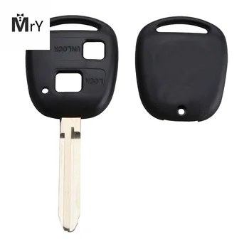 

2 Buttons Car Key Refit Cover Case For Toyota Corolla / RAV4 / Prado / Yaris / Camry + Button Pad Car Remote Key Shell Case P5
