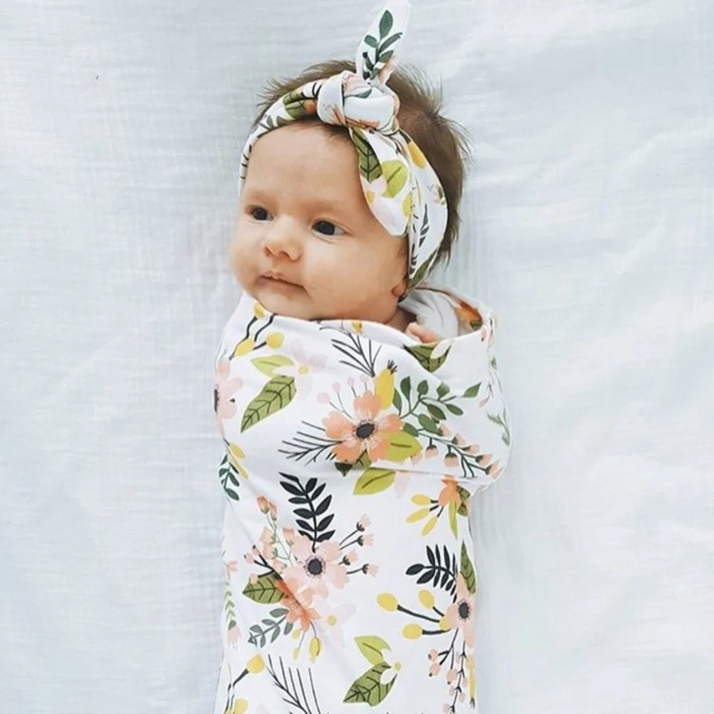Пеленка для новорожденных; пеленка для сна; муслиновая повязка на голову; комплект одежды для девочек и мальчиков; одежда для малышей