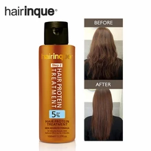 HAIRINQUE Brazilian Keratin Hair Treatment Formalin 5% Deep Repair Damaged Curly Hair Straightening Hair Care Products 100ml