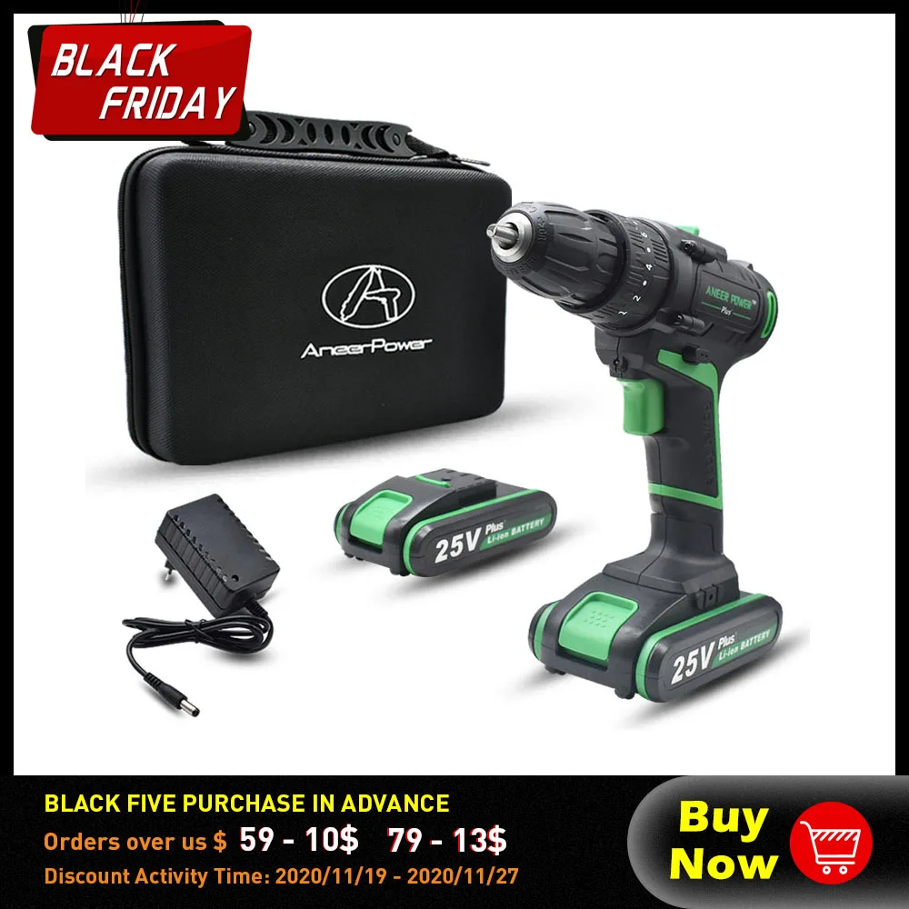 25V Impact Electric Battery Cordless Hand Electric