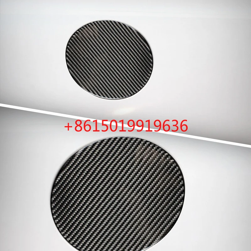 

for Volkswagen Scirocco 2009-16 interior modification parts carbon fiber fuel tank cover panel decoration car stickers