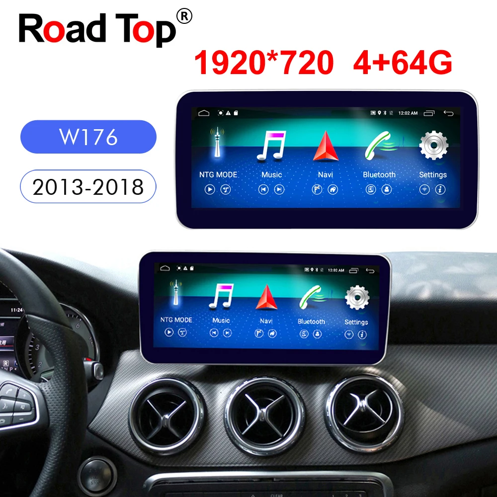 

10.25" Android 8 Car Radio GPS Navigation Bluetooth WiFi Head Unit Screen for Mercedes Benz GLA CLA A Class X156 200 2016-2019