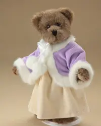 30 см креативный счастливый плюшевый мишка на Рождество подарок фиолетовая ткань милый плюшевый мишка принцесса плюшевая детская игрушка
