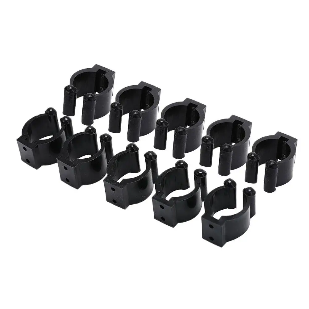 

10Pcs Plastic Billiards Snooker Pool Cue Pole Racks Locating Clip Clamp Holder NEW CHIC