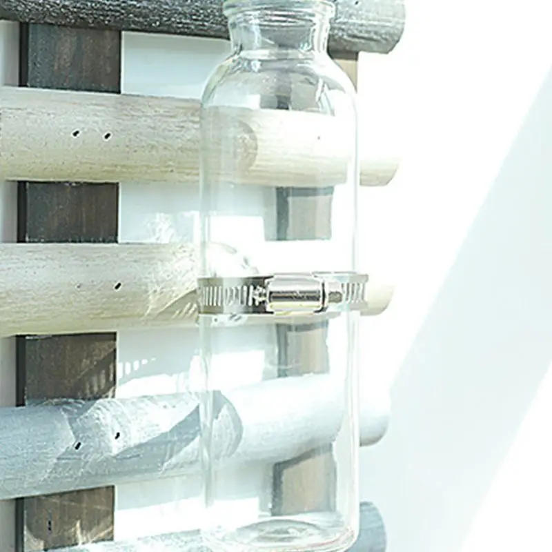 Подвесная Балконная стеклянная ваза, настенная ваза завод гидропонный контейнер винтажная деревянная доска подвеска Балконная подвеска, 1 упаковка