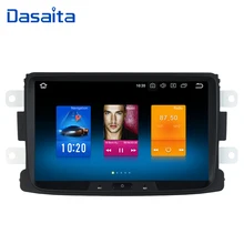 Dasaita " Android 9,0 1 Din автомагнитола gps для Renault Duster Dacia Sandero Captur Lada Xray 2 Logan 2 4*50 Вт динамик MP3 TDA7850