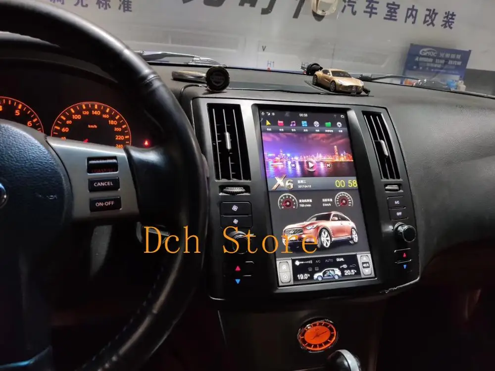 11,8 дюймов tesla стиль Android 8,1 автомобильный DVD gps плеер навигация для Infiniti FX FX25 FX35 FX45 2004-2008 Радио стерео Авто ips