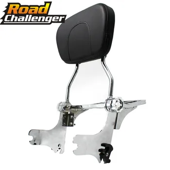 

Motorcycle Sissy Bar Luggage Rack Passenger Backrest For Harley Road King Street Glide Road Glide FLTR FLHX FLHT FLHR 1997-2013