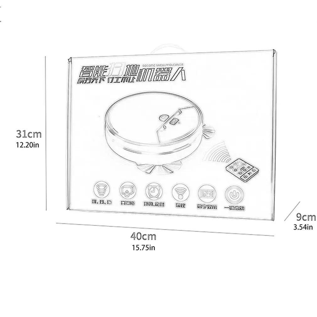 Full Intelligent Sweeping Robot Vacuum Cleaner Sweeping And Dragging Control Timing Tank Home Sweeper