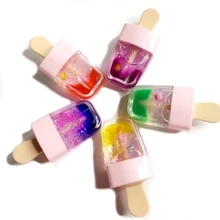 Empty lip gloss tube container ice cream shape girlishness bottle 6ml