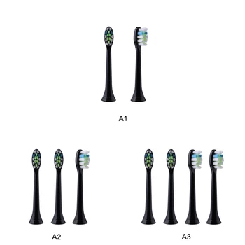 

2/3/4PCS Electric Health Toothbrush Replacement Heads Ultrasonic 3D High-density Soft Bristles Oral Care