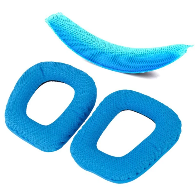 Blue Replacement Headband Cushion Pad Pads Earpad for Logitech G430 G930 | Электроника