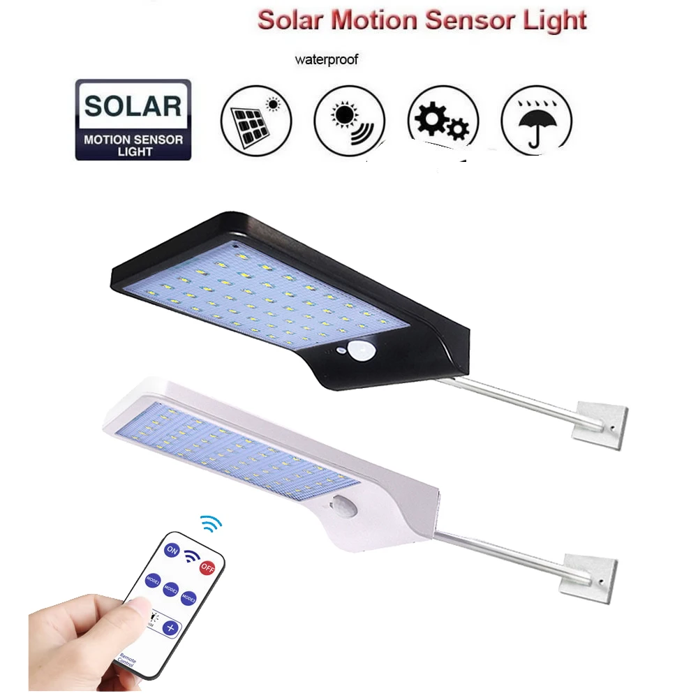 

remote 36/48 LED Solar Light Solar Lamps Flashlight Outdoor sensor security lamps spotlights floodlight street wall garden