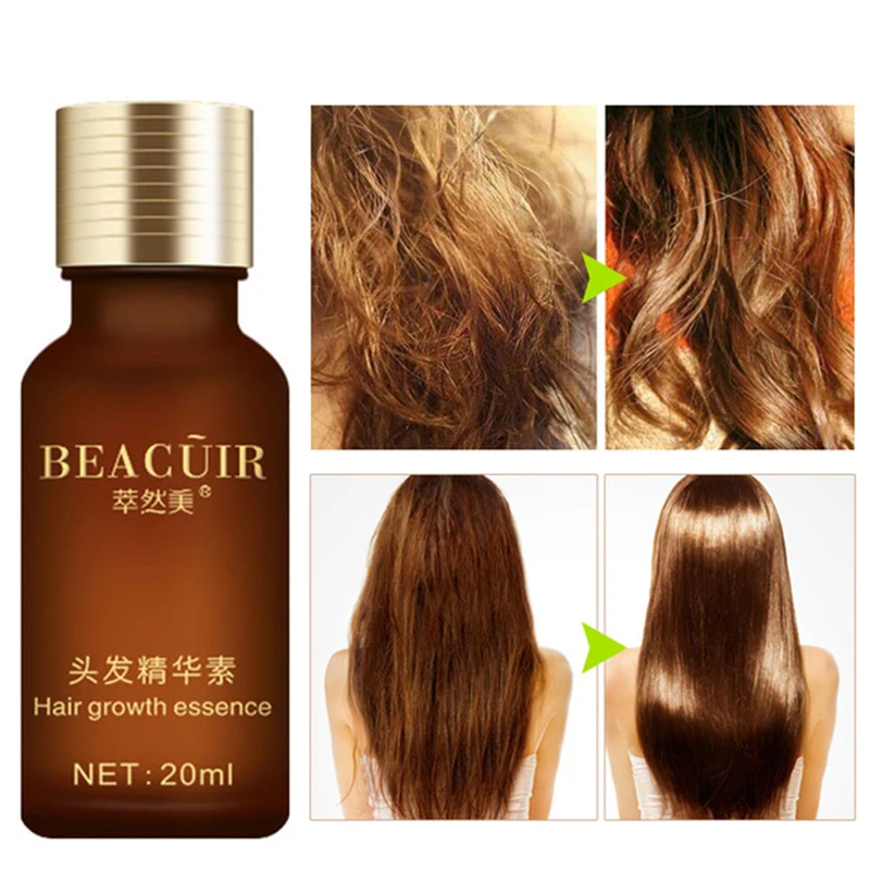 

20ml Castor Keratin Hair Growth Essence Oil Prevent Hair Loss Skin Aging Damage Hair Repair Treatment Essential Hair Care Oil