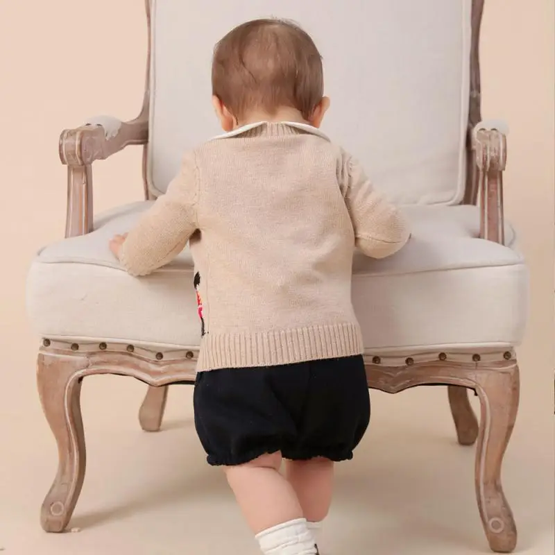 Sweater Coat Toddler Baby Boys Newborn Autumn Knitted Cardigan Spring Kid Cartton Knitting Outwear Children Baby Boy Clothes knit sweater