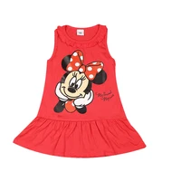 New Fashion Baby Girls Dress Summer Dress Cartoon Cotton Red Minnie Dress Princess Dress Children's Girl Clothing 1-6Years 3