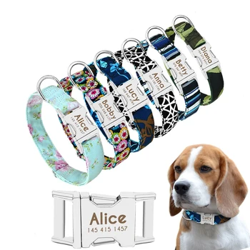 

Personalized Dog Collar Puppy Dog ID Collars Engraved Pet Dog ID Tages Puppy Cat Collars Pet Accessories