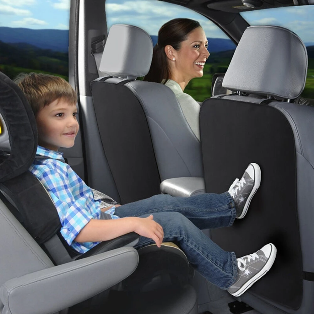 Car Seat Protector Car Seat Back Cover Protector Kick Clean Mat Pad Anti Stepped Dirty for Baby New Leather Kick Mat