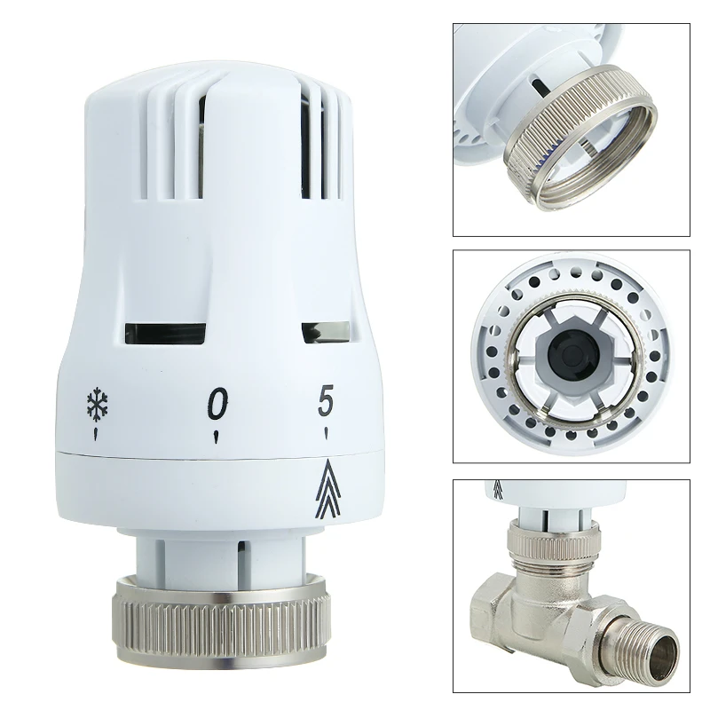 

Home Improvement Thermostatic Head Radiator Controller Thermostatic Head M30x15 Heating Valve Hardware Fitting