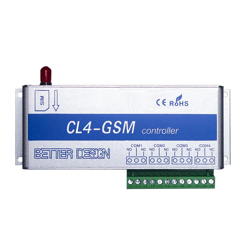 Drahtlose Remote Controller GSM SMS Schalter CL4-GSM für Haus Sicherheit System♥ 