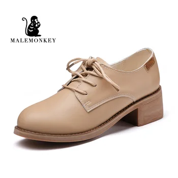 

Autumn New Arrival Women Pumps PU Leather High Heel Shoes 2019 Square Toe Designer Lace-Up Casual Shoes